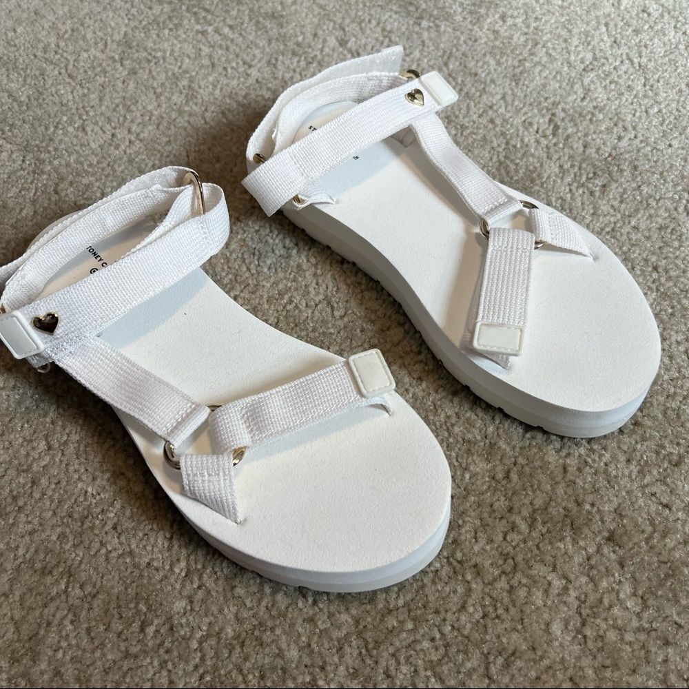 Stoney Clover Lane X Target White Sandals women's size 8 NEW